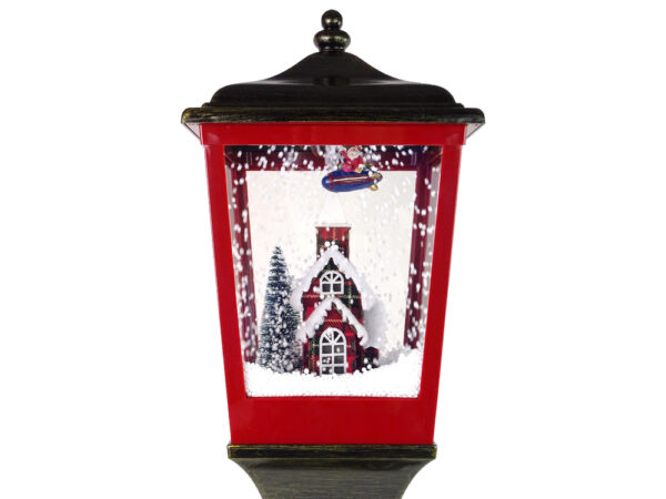 Christmas Decoration Lantern Snowflake Santa House 2in1 Carols Lights - Image 3