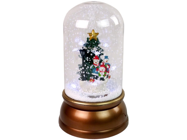 Christmas Glass Ornament Snowmen Christmas Tree Decoration Gold - Image 2