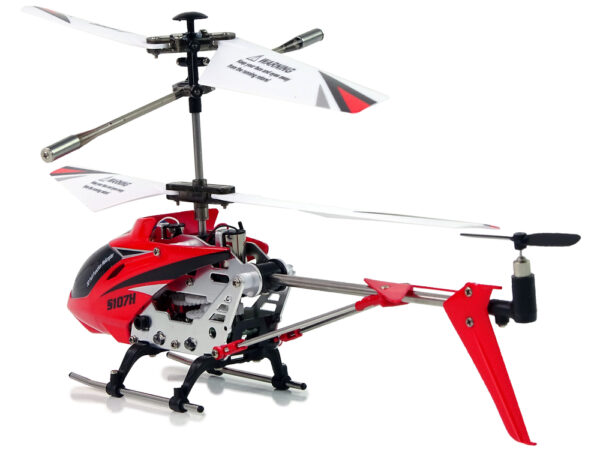 Helikopter SYMA S107H Zdalnie Sterowany 2,4G Czerwony - Image 4