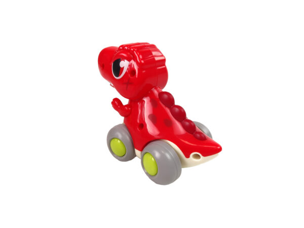 Dinosaur On Wheels T-Rex Red Figurine - Image 3