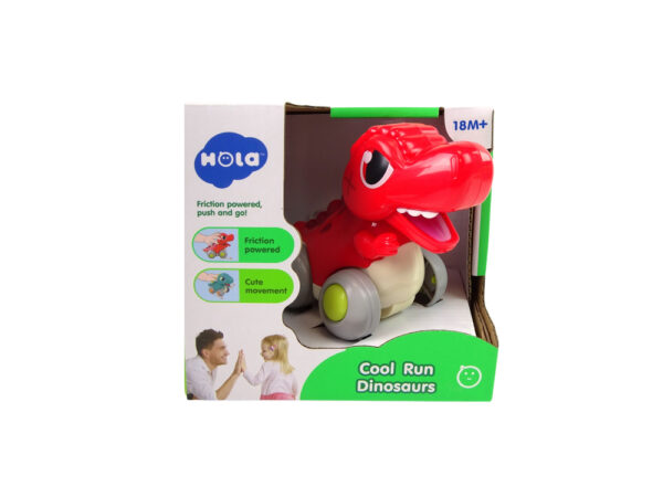 Dinosaur On Wheels T-Rex Red Figurine - Image 4