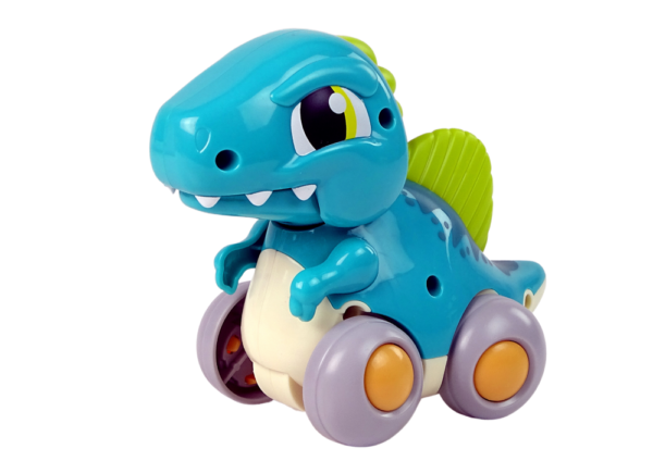 Dinosaur on Wheels Blue Figure - Image 4