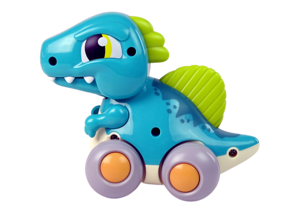 Dinosaur on Wheels Blue Figure - Image 2