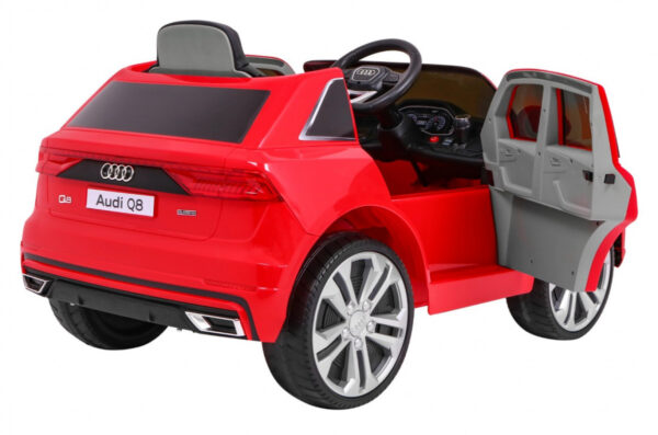 Licencirani auto na akumulator Audi  Q8 LIFT  - crveni - Image 8