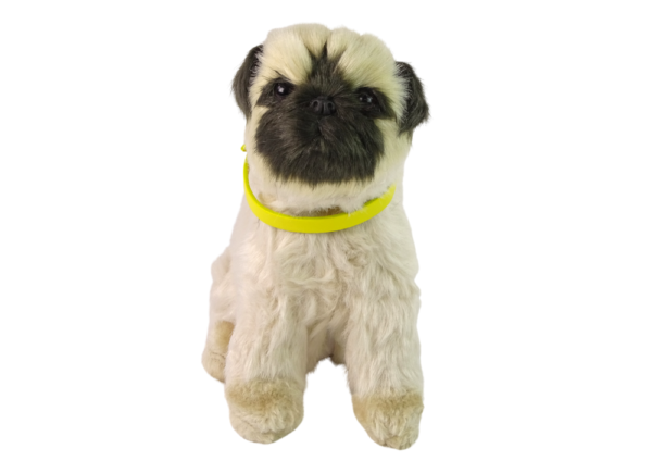 Interactive Plush Dog Soft fur Breed Mops - Image 3