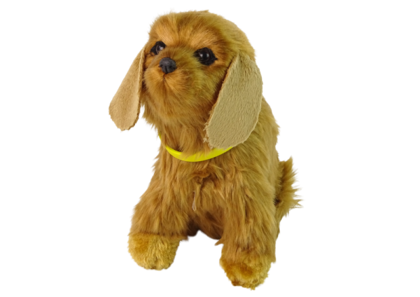 Interactive Plush Dog Soft fur Cocker Spaniel breed  Stroke its head and learn its functions - Image 2