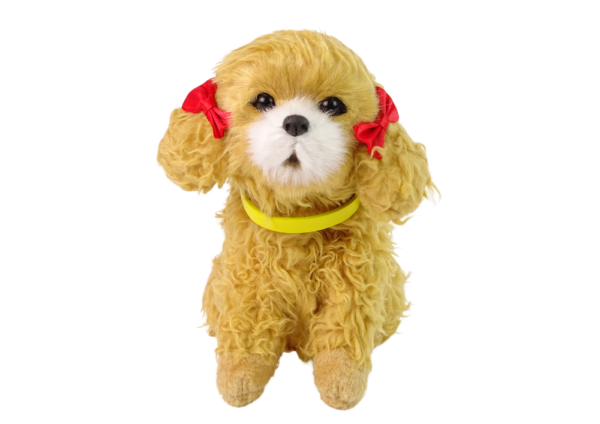 Interactive Plush Dog Soft fur Breed Poodle - Image 2