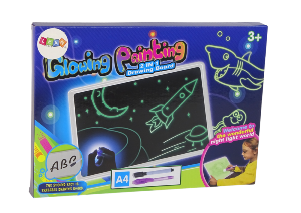 Double-sided Magic Board Glowing Painting Tablet 2in1 Draw and illuminate - Image 4