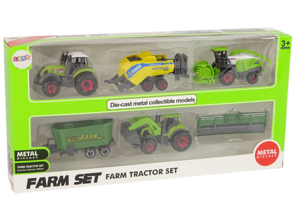 Farming machinery set Farming vehicles 6 pieces Tractor - Image 4