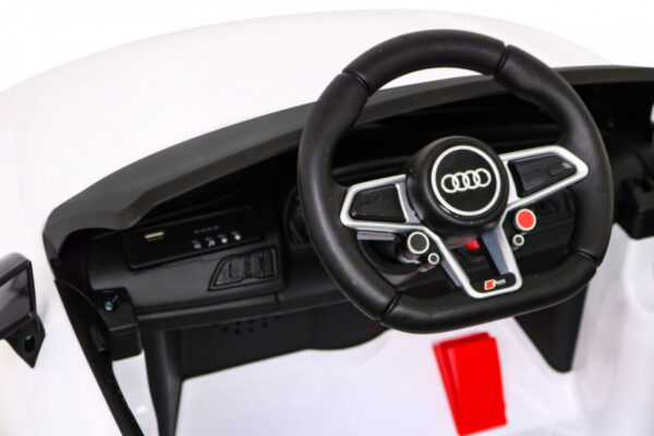 Licencirani auto na akumulator Audi R8 LIFT - bijeli - Image 6