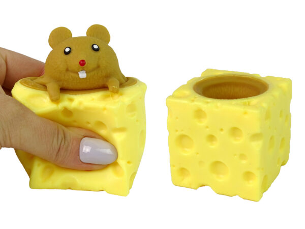 Squishy Cheese Mouse Squishy Sensory Mouse Pop It - Image 4