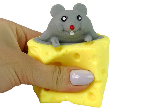 Squishy Cheese Mouse Squishy Sensory Mouse Pop It - Image 5