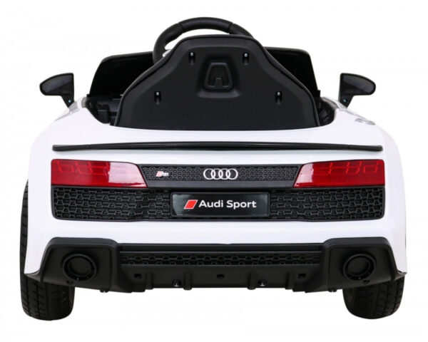 Licencirani auto na akumulator Audi R8 LIFT - bijeli - Image 9