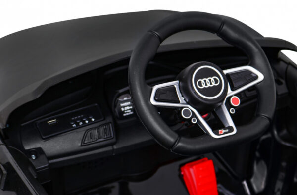 Licencirani auto na akumulator Audi R8 LIFT - crni - Image 6