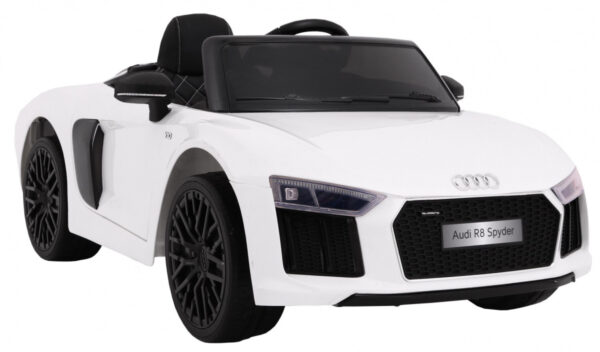 Licencirani auto na akumulator Audi R8 Spyder RS - bijeli - Image 6