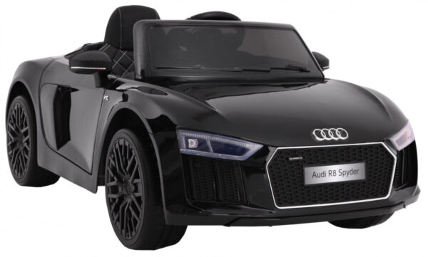 Licencirani auto na akumulator Audi R8 Spyder RS - crni/lakirani - Image 7