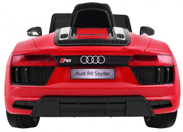 Licencirani auto na akumulator Audi R8 Spyder RS - crveni/lakirani - Image 2