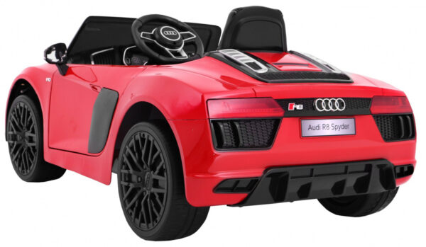 Licencirani auto na akumulator Audi R8 Spyder RS - crveni/lakirani - Image 3