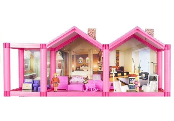 Childrens Doll House With Accessories 136 PCS - Image 3