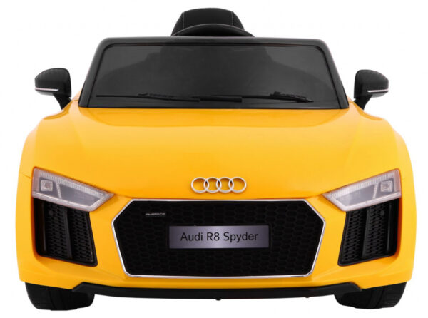 Licencirani auto na akumulator Audi R8 Spyder RS - žuti - Image 3