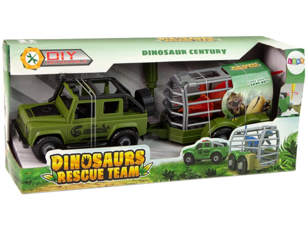 DIY Green Dinosaur Terrain Transporter Car - Image 7