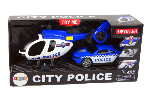 Helicopter Auto Police Vehicle Set Sound - Image 4