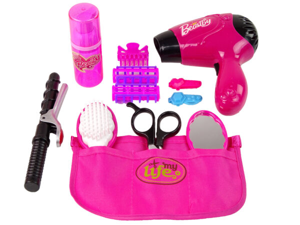 Beauty Hairdressing Set Hair dryer Curling iron Pink - Image 3