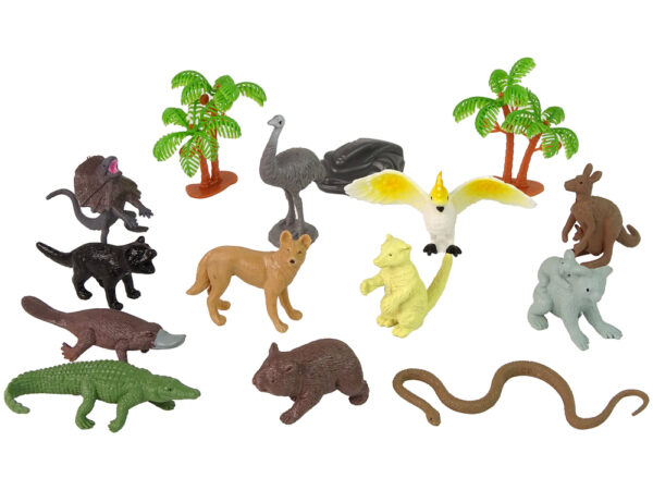 Set Animals of Australia Figures 12pcs. Accessories in Tube - Image 2