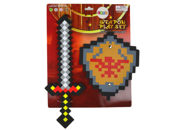 Knight Set Sword Foam Shield Pixel Theme - Image 4