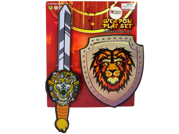 Knights Sword Shield Kit Foam EVA Lion - Image 3