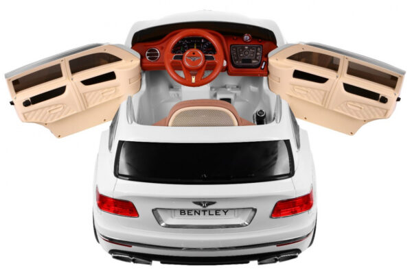 Licencirani auto na akumulator Bentley Bentayga - bijeli - Image 6