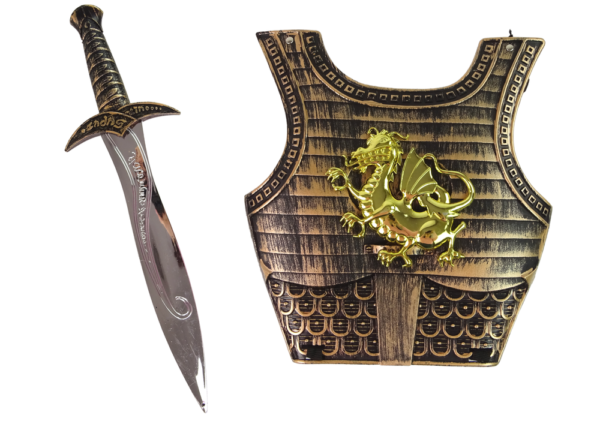 Samurai Knight Costume Bow Sword Set - Image 2