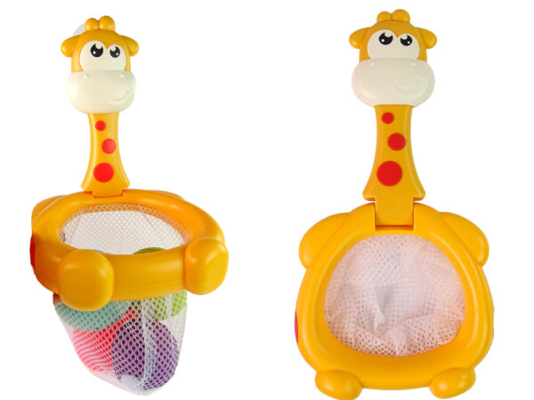 Bath Toy Mini Basketball Giraffe Rubber Balls - Image 3