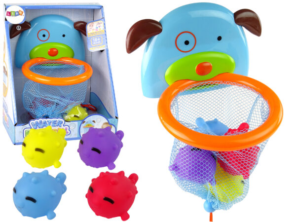 Bath Toy Mini Basketball Dog Rubber Fish