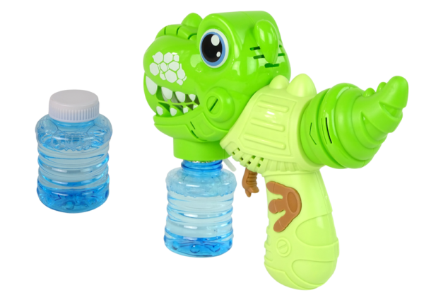 Soap Bubble Machine Dinosaur Green Liquid - Image 2