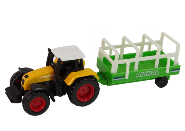 Farm Set Tractor Trailer Horse 1:64 - Image 2