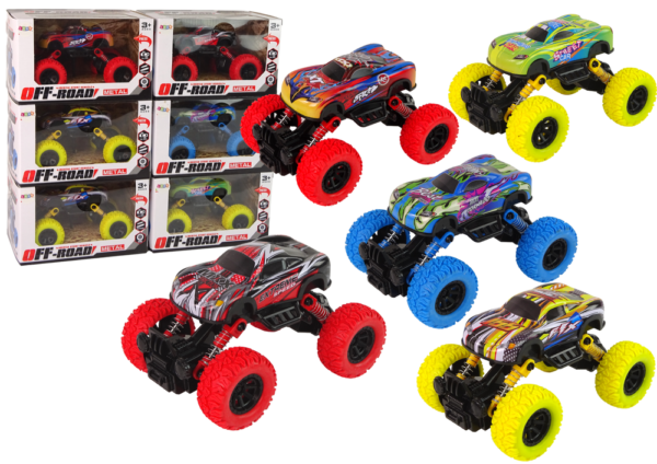 Auto Monster Truck Shock absorbers Rubber tyres Metal colours