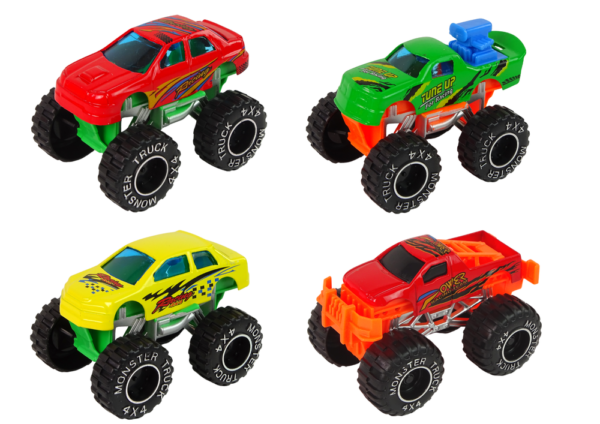 Terrain Cars Resorak Monster Truck Vehicle Set Various Colours 9 pcs. - Image 3