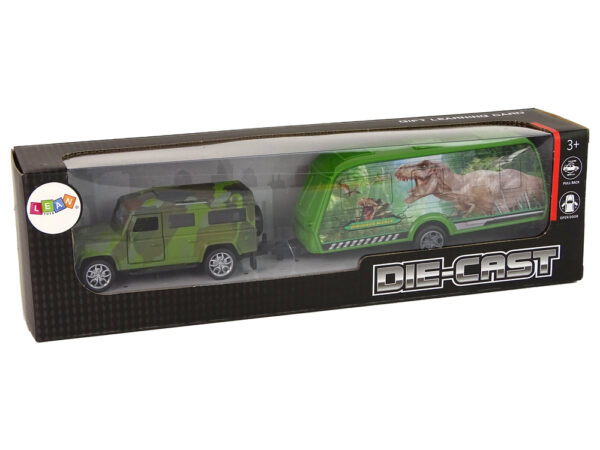 Jeep Vehicle Set with Pulling Dinosaur Trailer - Image 6