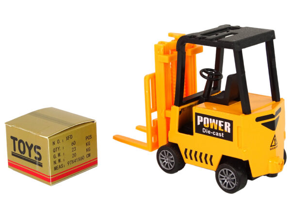 Orange forklift truck - Image 4