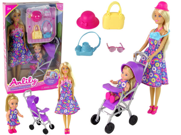 Baby Stroller Doll Set + Accessories