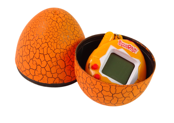 Tamagotchi in Egg Game Electronic Pet Orange - Image 2