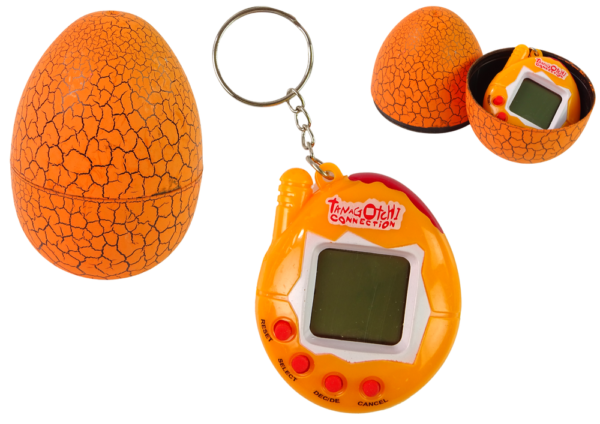 Tamagotchi in Egg Game Electronic Pet Orange