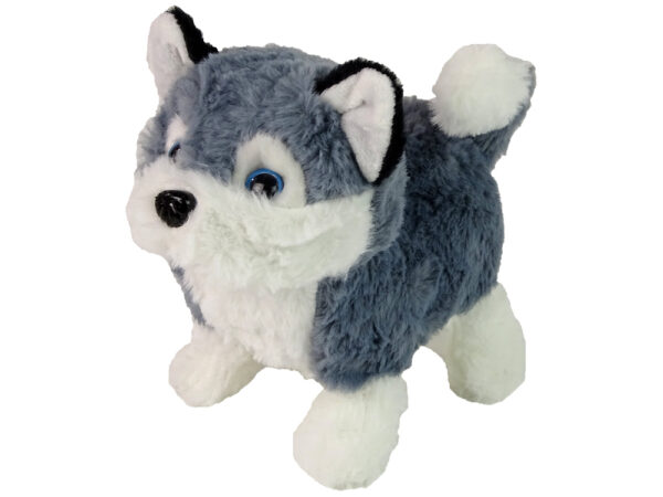 Interactive Husky Dog Mascot Walks Moves Tail Sound - Image 2