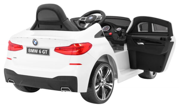 Licencirani auto na akumulator BMW 6 GT - bijeli - Image 8