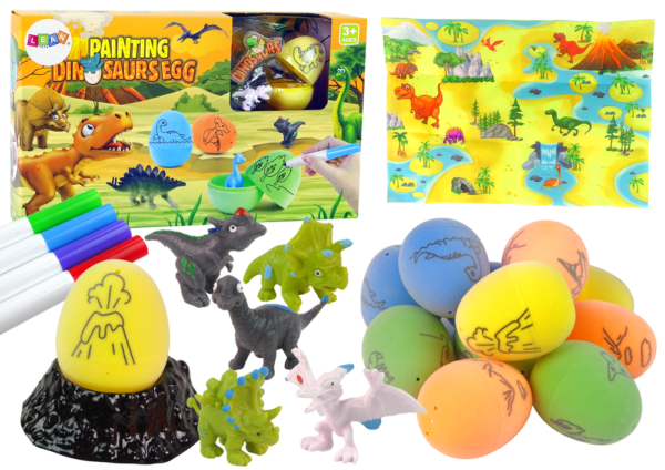 DIY Egg Painting Dinosaurs Kit