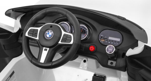 Licencirani auto na akumulator BMW 6 GT - bijeli - Image 11