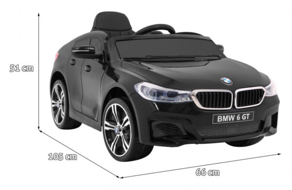 Licencirani auto na akumulator BMW 6 GT - crni - Image 2