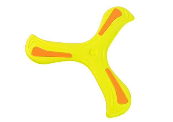 Boomerang Flying Disc Thrower Yellow For Kids - Image 2