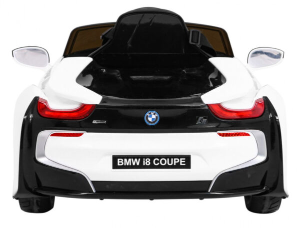 Licencirani auto na akumulator BMW I8 LIFT - bijeli - Image 6